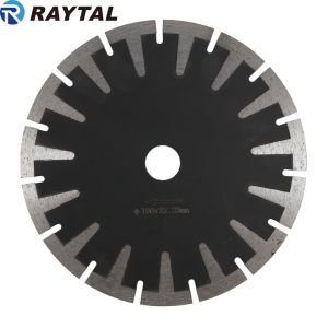 Raytal Segmented Cutting Disc Diamond Saw Blade, with T Type Protective Segment, Hot Pressed Crafted, 4-14 in. Diameter