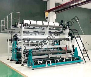High Quality Flannel Fabric Double Needle Bar Warp Knitting Machine