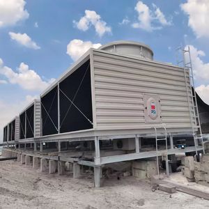 Industrial Big Flow Cross Flow FRP Cooling Tower Customized High Efficient Open Square Type Water Cooling Tower