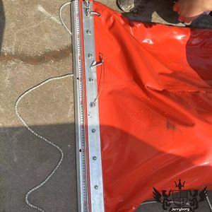 Eco Friendly PVC Oil Spill Containment Boom Sea Flotation Seaweed Fence Barrier