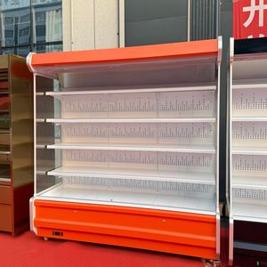 Large Size Air Curtain Display Cabinet Fresh Food and Vegetable Showing
