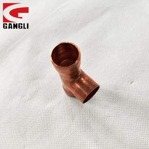 Highly Salable Gangli Factory Brass T-Type Tee Series for Air Conditioning Refrigeration Systems