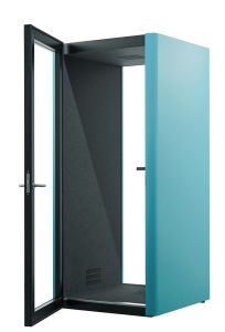 Blue Color Demountable Steel Silent Phone Booth Telephone Booth with Best Quality