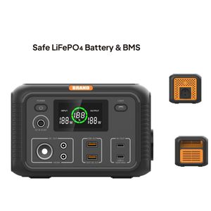 Multifunctional Outdoor LiFePO4 Solar Generator Energy Storage 300W Portable Power Station