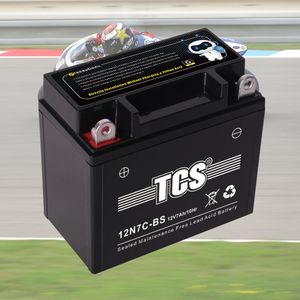 TCS Sealed Maintenance Free  Motorcycle Battery  12N7C-BS