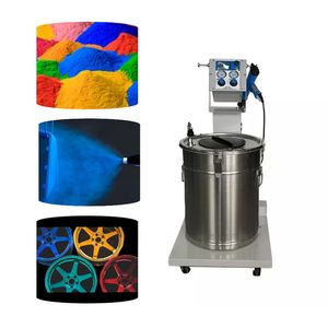 Ailin Hot Selling Intelligent Electrostatic Powder Coating Machine Manual Spray Painting Machine with Trolley Manual Gun