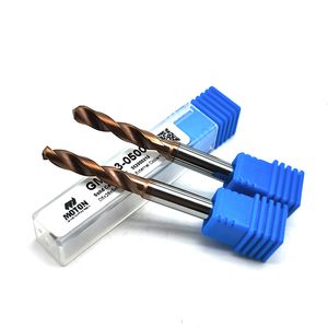 Carbide CNC Drilling Tools Inner Coolant CNC Machine Use 4mm 6mm Twist Drills for Metal Drilling