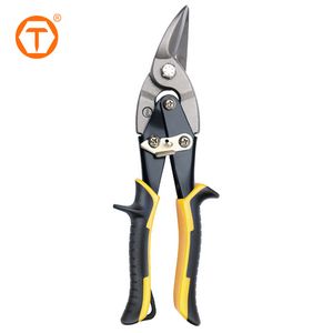 Cheap Tools Steel Right Left Cut Handed Cutting Scissors Offset Metal Sidecut High Hardness Aviation Tin Snips
