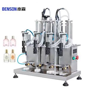 High-Speed 4 Nozzle Automatic Liquid Filling Machine for Detergents