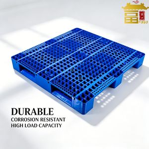 Fugu Euro Standard Heavy Duty Plastic Pallet 1200X1200X155mm for Warehouse Racking and Storage