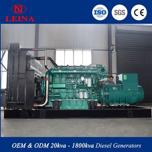 Yuchai 800-1000kw Diesel Generator Set with Sound Attenuated Enclosure