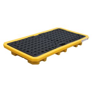 Good Quality Factory Price Anti-Leakage 2 Drum Oil Spill Containment Pallet with Drain for Waster Oil Storage