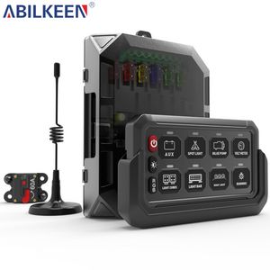 8 Gang Switch Panel Switch 12V LED Backlit Control Panel Switch