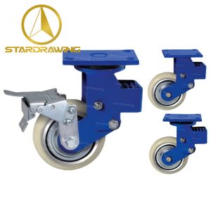 Stardrawing 6/8inch 150/200mm Shock Absorber Wheel Spring Loaded Industrial Caster