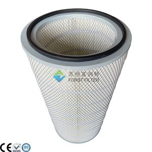 Industrial Dust Collector Gas Turbine F8 Conical Pleated Cellulose Air Filter Cartridge
