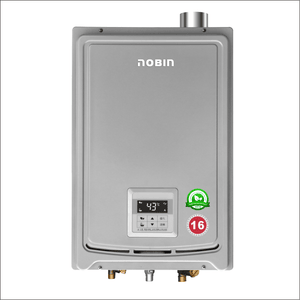 Indoor High-Efficiency Condensing Tankless Gas Water Heater, 16L/Min Large Water Flow, 27kw, Model: Ntlq-4q16A