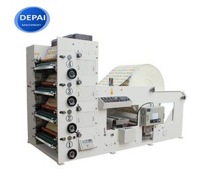 Automatic 850mm 6 Colors Disposable Coffee Tea Cup Paper Cup Flexographic Printing Machine