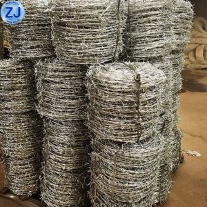 Galvanized Barbed Wire for Prison and Jail Use High-Strength Wire Fencing