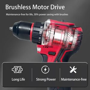 Wosai 16.8V Brushless Rechargeable Machine Set Hand Tools Mini Drill Borehole Drilling Rig Drilling Tool
