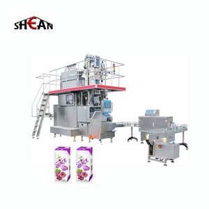 Milk Automatic Carton Mango Juice Filling Machine for Aseptic 200ml Pure Cow