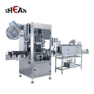 Automatic Plastic Water Beverages Bottle PVC Label Shrink Sleeve Labeling Machine