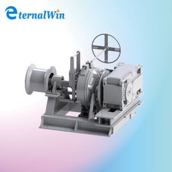 3-50 T Continuous Duty Stainless Wire Rope Hydraulic Winch Heavy Duty Winch