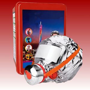 Customized Fire Escape Fire Fighting Safety Gas Mask Respirator