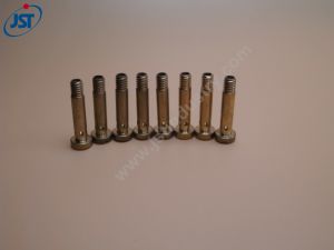 Precision Custom CNC Swiss Machining Micro Turning Brass Clevis Pins