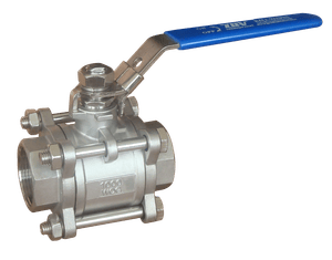 3piece Stainless Steel316 CF8m Threaded End Full Port 1000psi Ball Valves