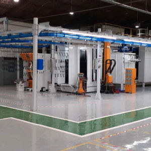 Automatic Powder Coating Painting Line for Flat Shape Metals