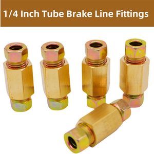 Brake Line Fittings for 1/4 Inch Brake Line Tube, 7/16-24 Threads