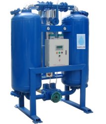 Direct Driven Screw Air Compressor with Industrial Dehumidifier Heated Purge Desiccant Compressed Air Dryer Professional Air Cooling Refrigerated Air Dryer