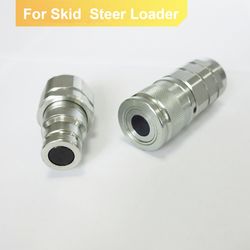Naiwo Quick Coupling SAE Thread Flat Face Quick Coupler for Skid Steer Loader
