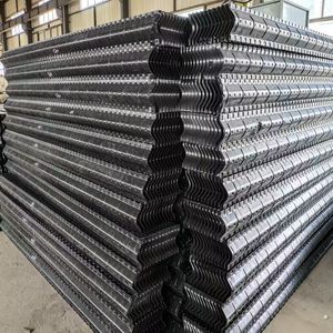 PVC S Wave Cooling Tower Fill, Heat Resistant Media for Power Plant Hyperbolic Tower