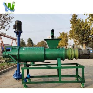 Energy-Saving Screw Extrusion Dewatering Machine for Livestock Manure Treatment