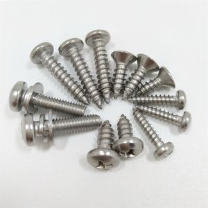 Factory Supply SS304 SS316 Stainless Steel Self Tapping Screw DIN7981 DIN7982