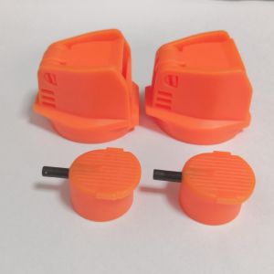 1inch Pepper Spray Actuator and Cap for Male Valve Orange