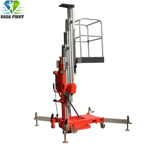6-24m Portable Single Mast Aluminum Aerial Work Platform