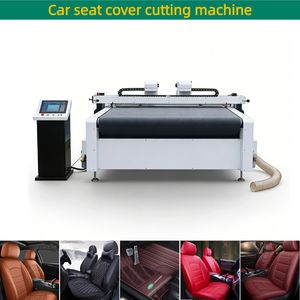 Automatic Feeding Sofa Fabric Leather CNC Knife Cutting Machine