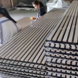 Veneered Acoustic Panels Wooden Sound-Absorbing Panels for Wall and Ceiling Decoration