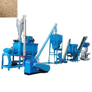 1200 kg/h feed pellet production line animal feed pellet mill