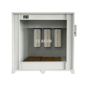 Ailin Industrial High Efficiency Manual Powder Coating Booth with Recovery