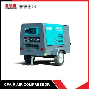 Cfair Brand Portable Screw Type 265cfm Air Compressor for Construction