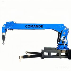 12 Ton Telescope Boom Hydraulic Marie Deck Crane Ship Crane Vessel Marine for Boat