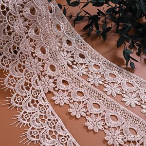 6cm Custom Design Polyester Water Soluble Chemical Lace Trim for Garment and Dress