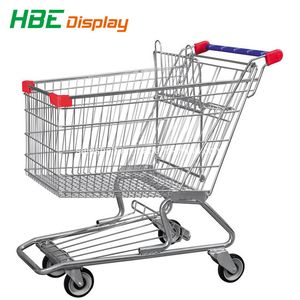 Large Capacity American Style Supermarket Shopping Carts