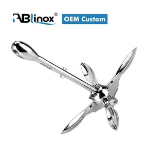 Precision Technology Lost Wax Cast Stainless Steel 304 Marine Accessories Boat Anchors Investment Casting Anchors
