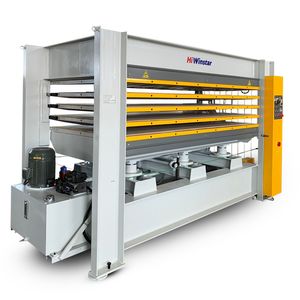 100t 120t Customized Hydraulic Wooden Door HPL Obs Steel Door Recycled Plastic Hot Press Machine