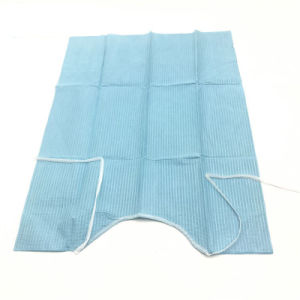 3 Ply Black Tattoo Bib Anti-Water Soft Wholesale Disposable Dental Bib