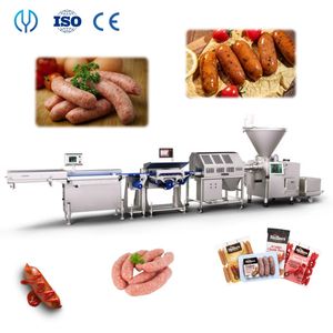 Fully Automatic Sausage Production Line for Sausage Meat Processing Machine Industrial Sausage Making Line